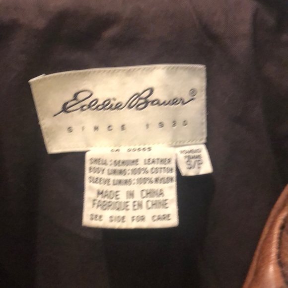 Vintage Eddie Bauer Leather Jacket - Picture 4 of 4